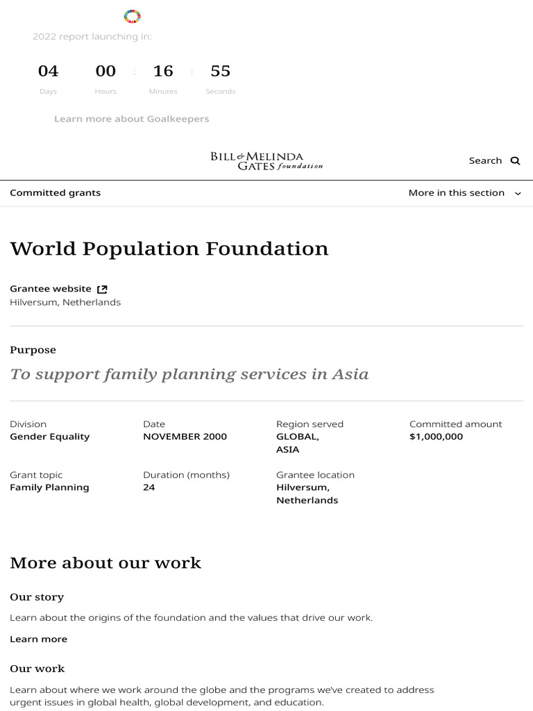 World Population Foundation